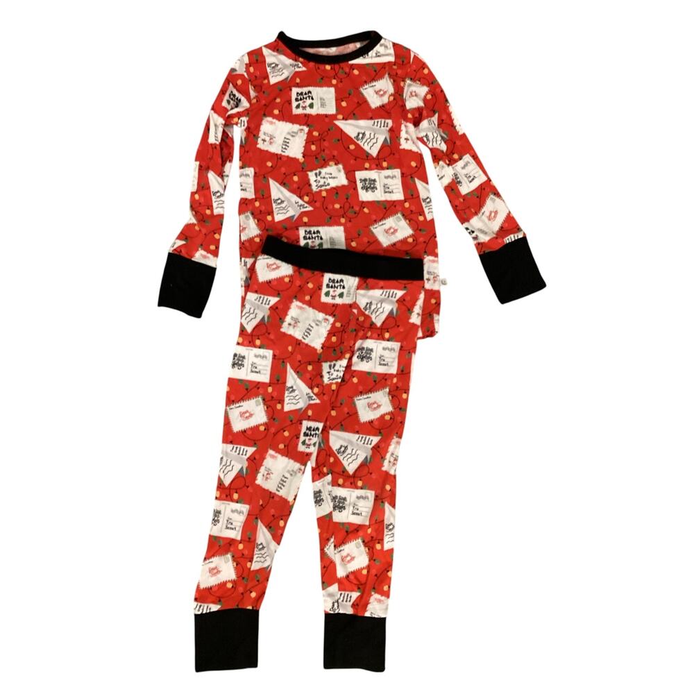 Snuggle Bums Bamboo Letters to Santa 2pc Pajama Set Size 4T